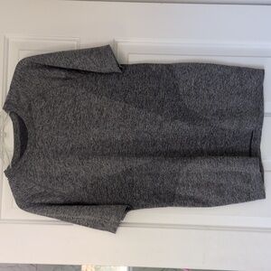 QOR Mens Athletic Tee Short Size Medium Short Sleeve Grey